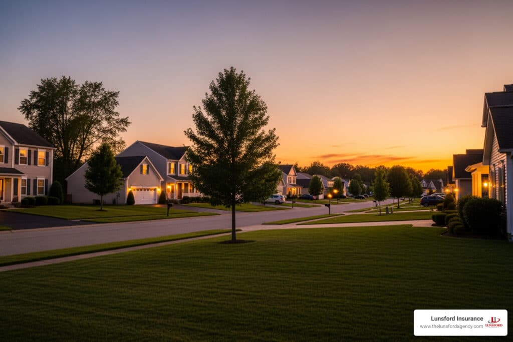Ohio final expense insurance peaceful residential neighborhood end-of-life planning