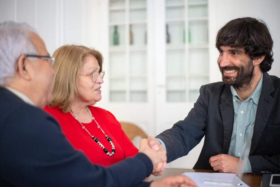 guaranteed issue life insurance senior couple reviewing documents