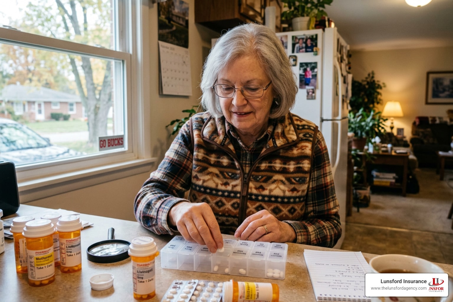 Resources 5 older adult in Ohio organizing prescription medications at home